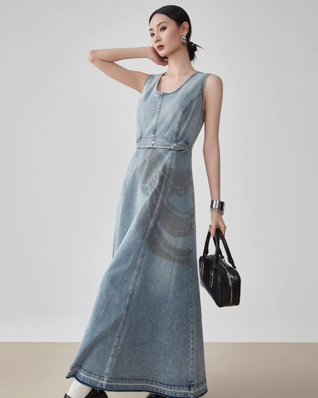 Washed Vest Strap Dress FER0106