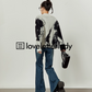 Cat Double Zip Knit LLA0522