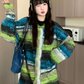 Border Gradation Knit Cardigan EZK0045