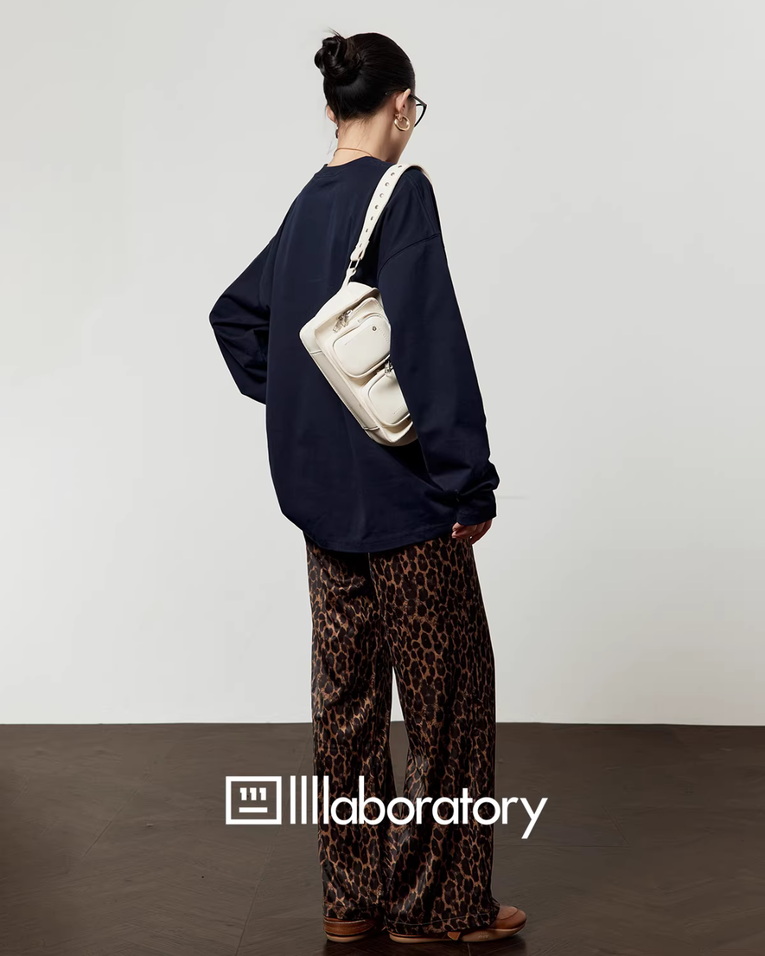 Leopard Print Long Sleeve / Leopard Print Wide Pants LLA0597