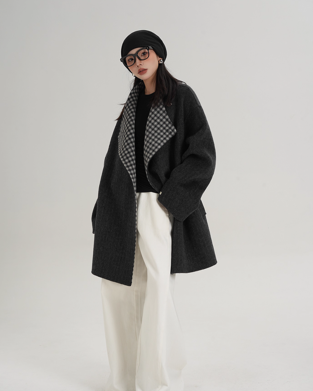 Mid Length Wool Coat  SRS0373