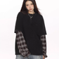 Plaid Two-Piece Long Sleeve T-Shirt BGS0046