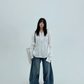 Balloon Wide Denim Pants YLS0805