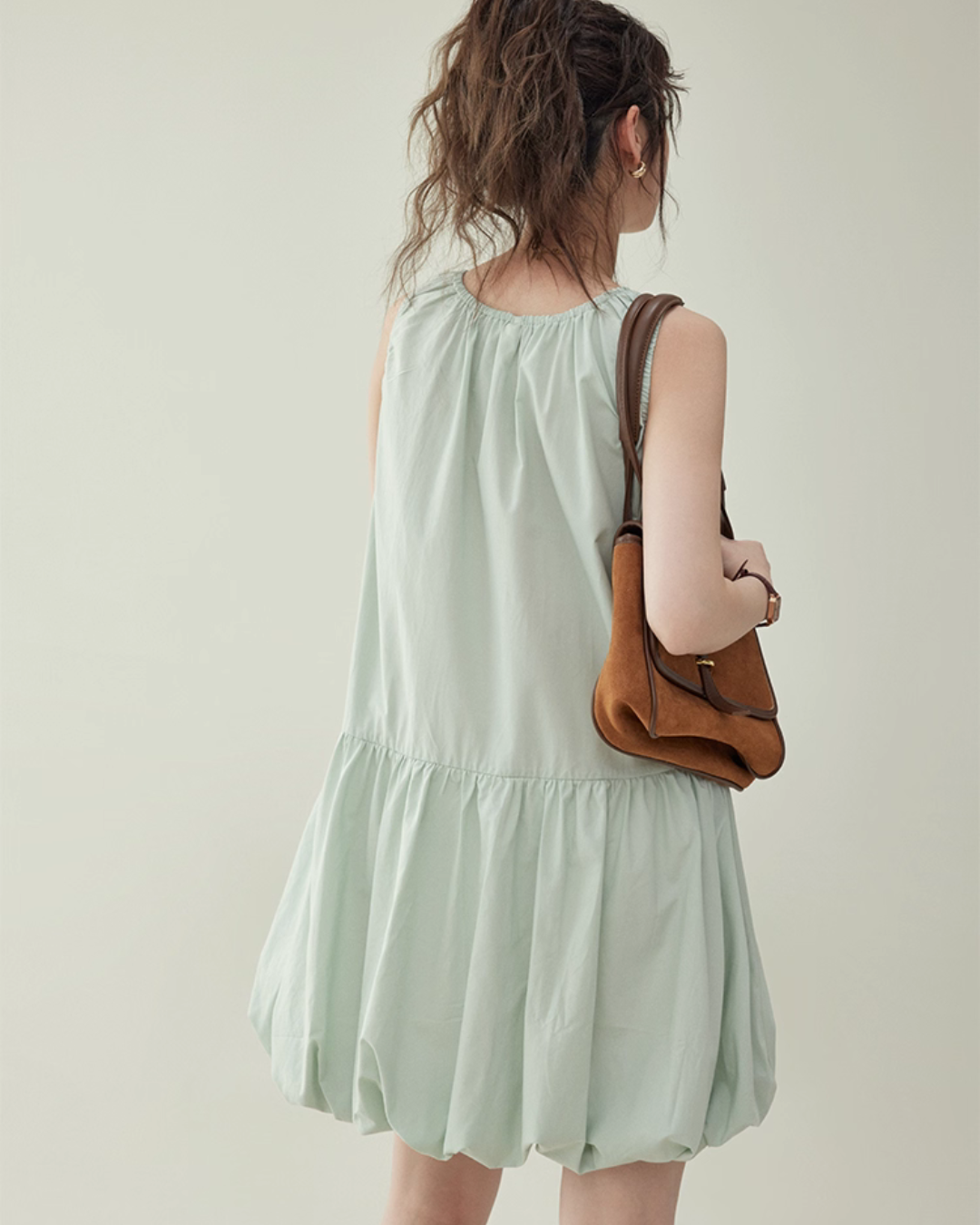 Balloon Sleeveless Dress AMU0039