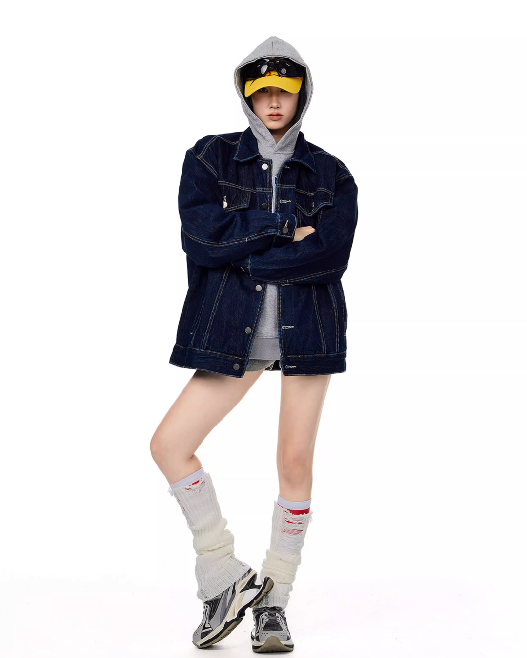Loose Silhouette Denim Jacket ICM0091