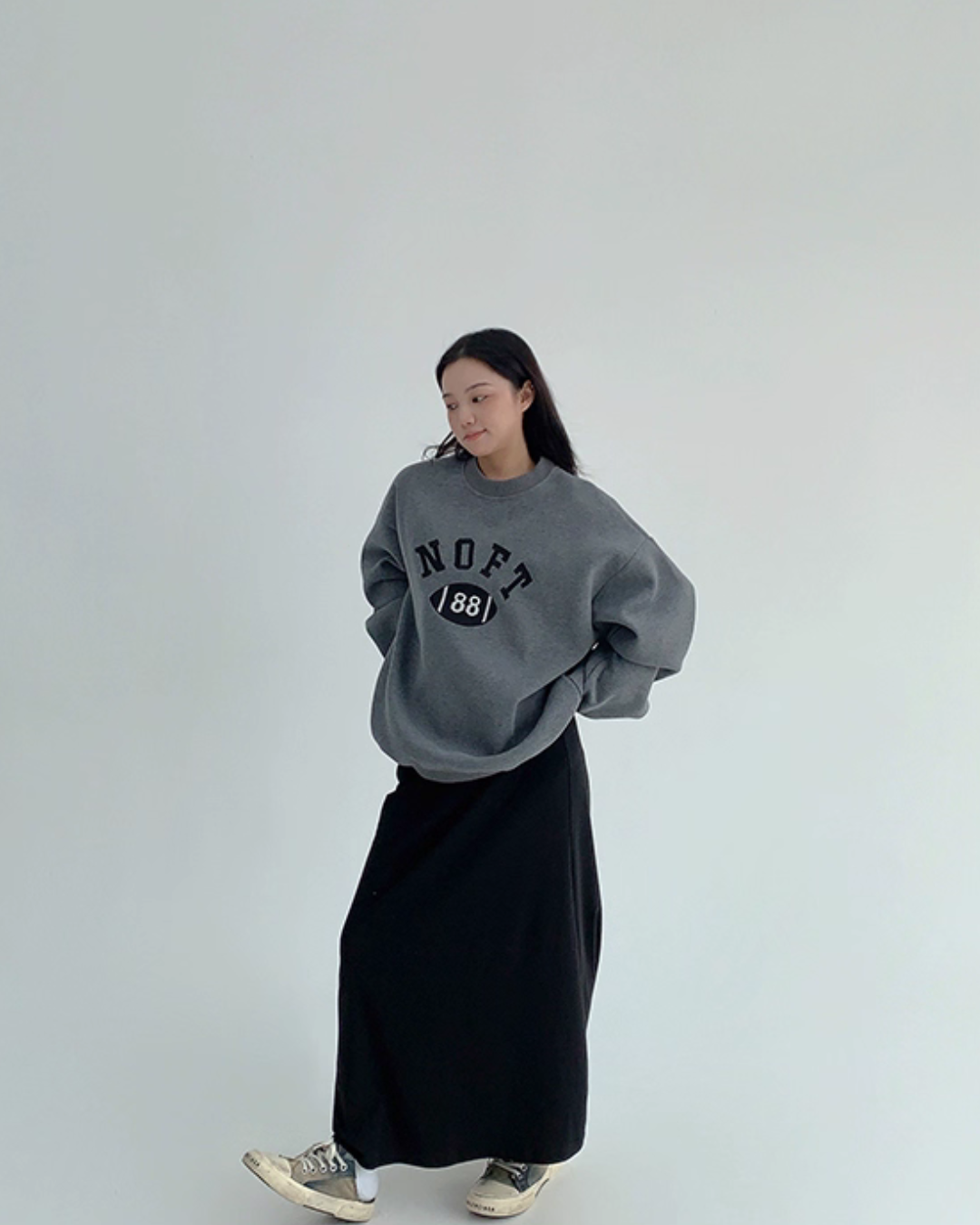 Logo Loose Sweat Top YLS0939
