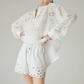 Patchwork Lace Shirt / Shorts FER0130