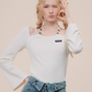 Retro Holter Neck Slim Sweater ZZF0303