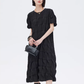 Gathered Frill Long Dress SHN0053