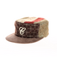 Retro Mix Fabric Embroidered Cap SCY0004
