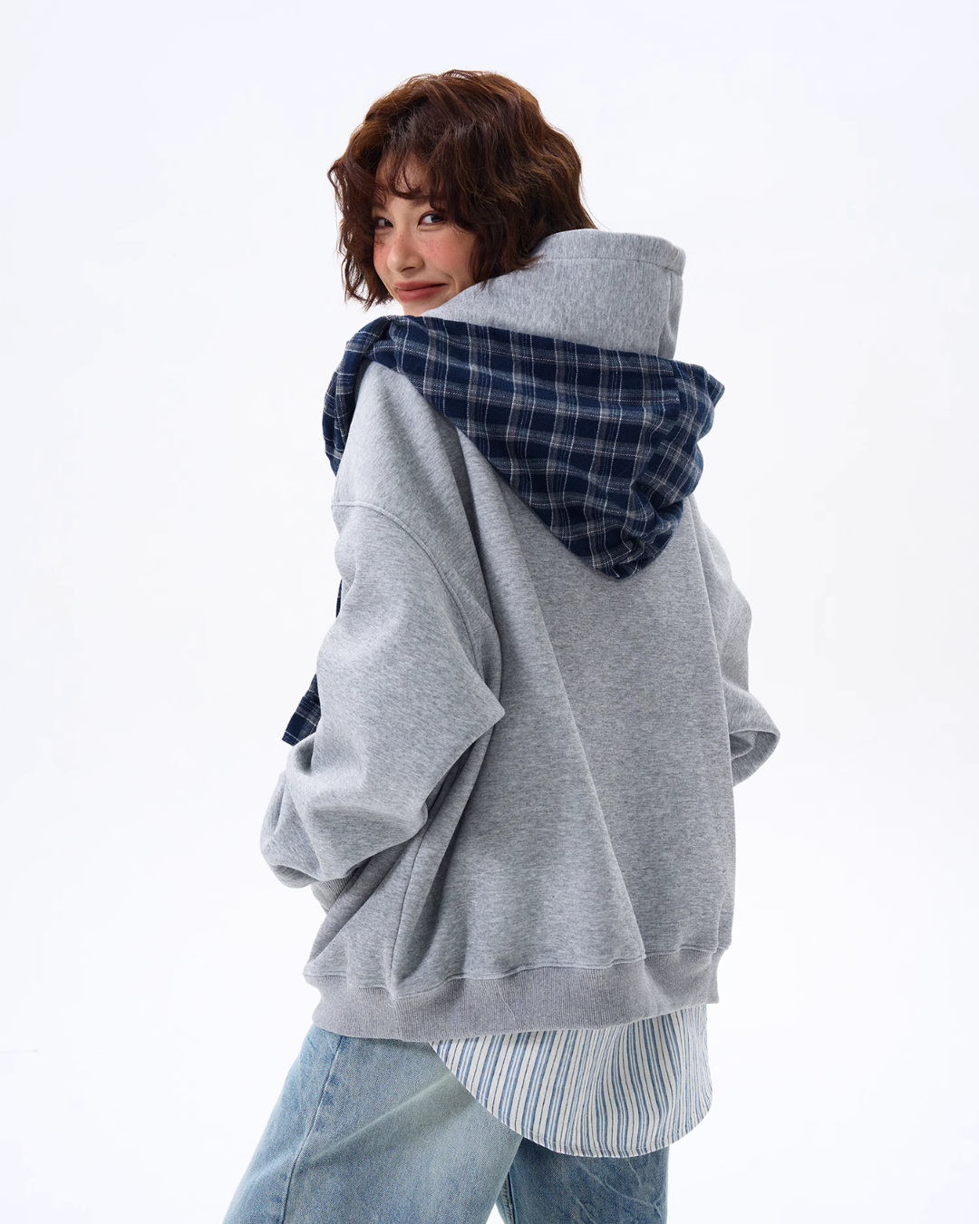 Layered Style Pullover Hoodie HGX0029