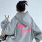 Pink Logo Pullover Hoodie YLS0697