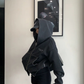 Studded Design Hooded Zip Jacket YLS1033