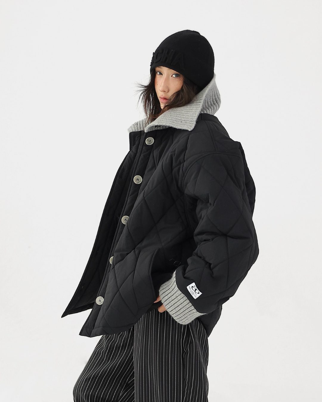 Quilted Loose Cotton Coat ACS0324