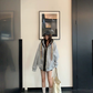 Colorful Drawcord Zip-Up Hoodie YLS1075