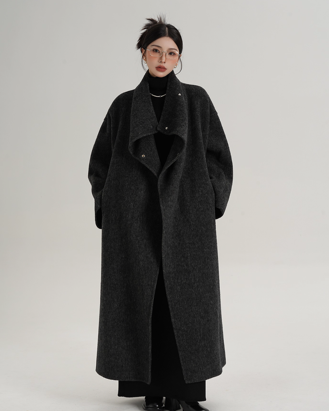 Wool Basic Long Coat SRS0377