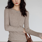 Round Neck Tight Long Sleeve Top VAS0138