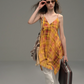 Paid Asymmetrical Cami Dress USY0006