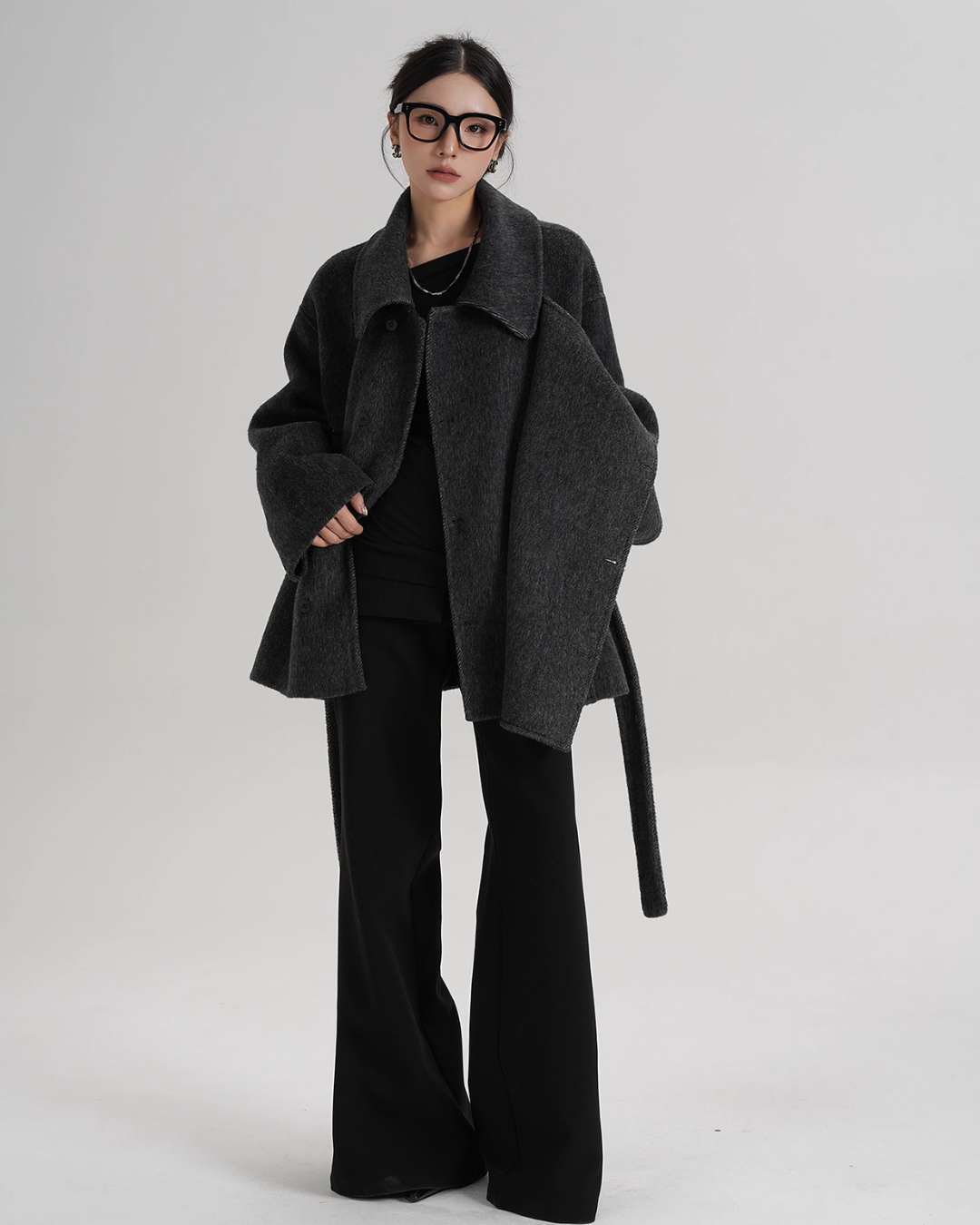 Double Sided Woolen Over Coat SRS0359