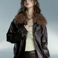 Leather Fur Jacket SAP0015