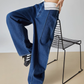 Cuffed Waist Wide Denim FER0097
