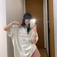 Logo Printed Short Sleeve T-Shirt YLS0835