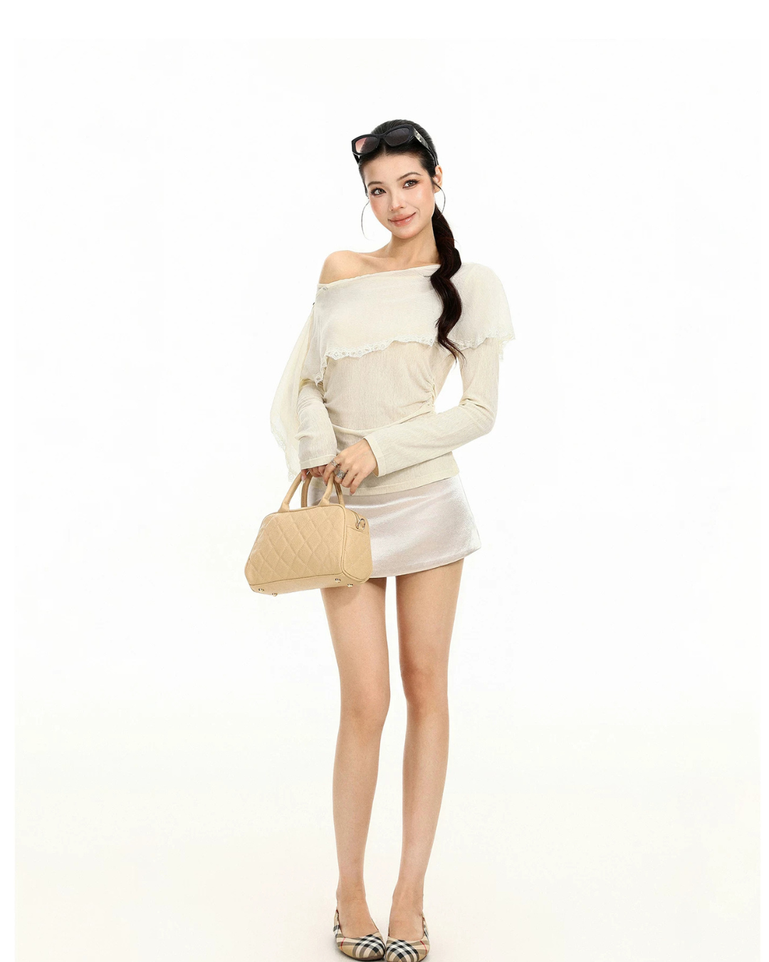 Off-Shoulder Long-Sleeve Top BGS0051
