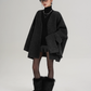 Collarless Wool Coat SRS0367