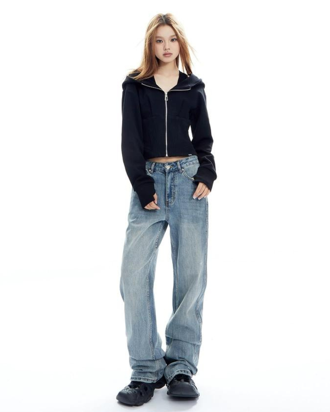 Low Waist Denim Pants APA0003