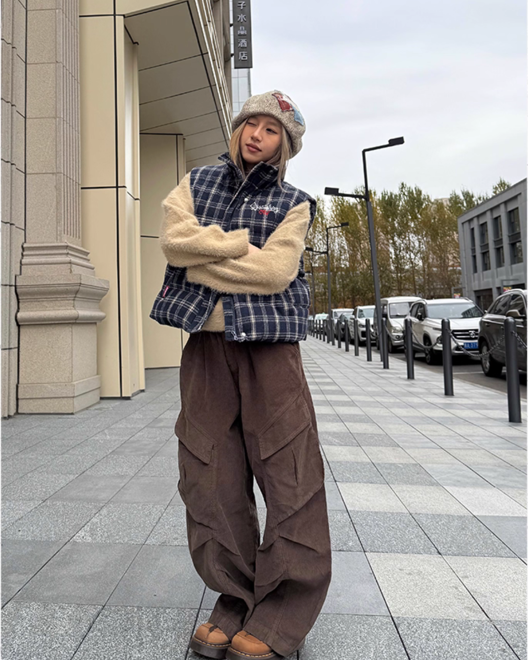 Big Pocket Wide Cargo Pants CYE0006
