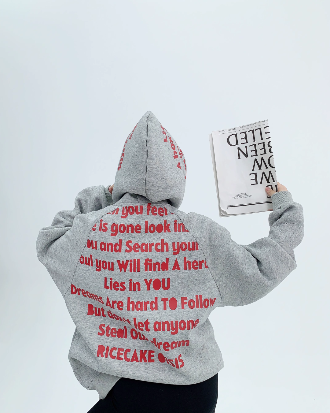 Back Logo Big Silhouette Hoodie YLS0392