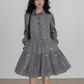 Long-Sleeve Shirt Flare Dress VAS0157