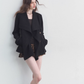 Big Collar Long Sleeve Jacket SPY0025