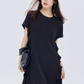 Side Ruffle Frill Mini Dress SHN0052