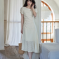 Cotton Apricot Long Dress SMS0026