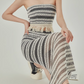 Ethnic Knit Tops / Tight Long Skirts  LLA0085