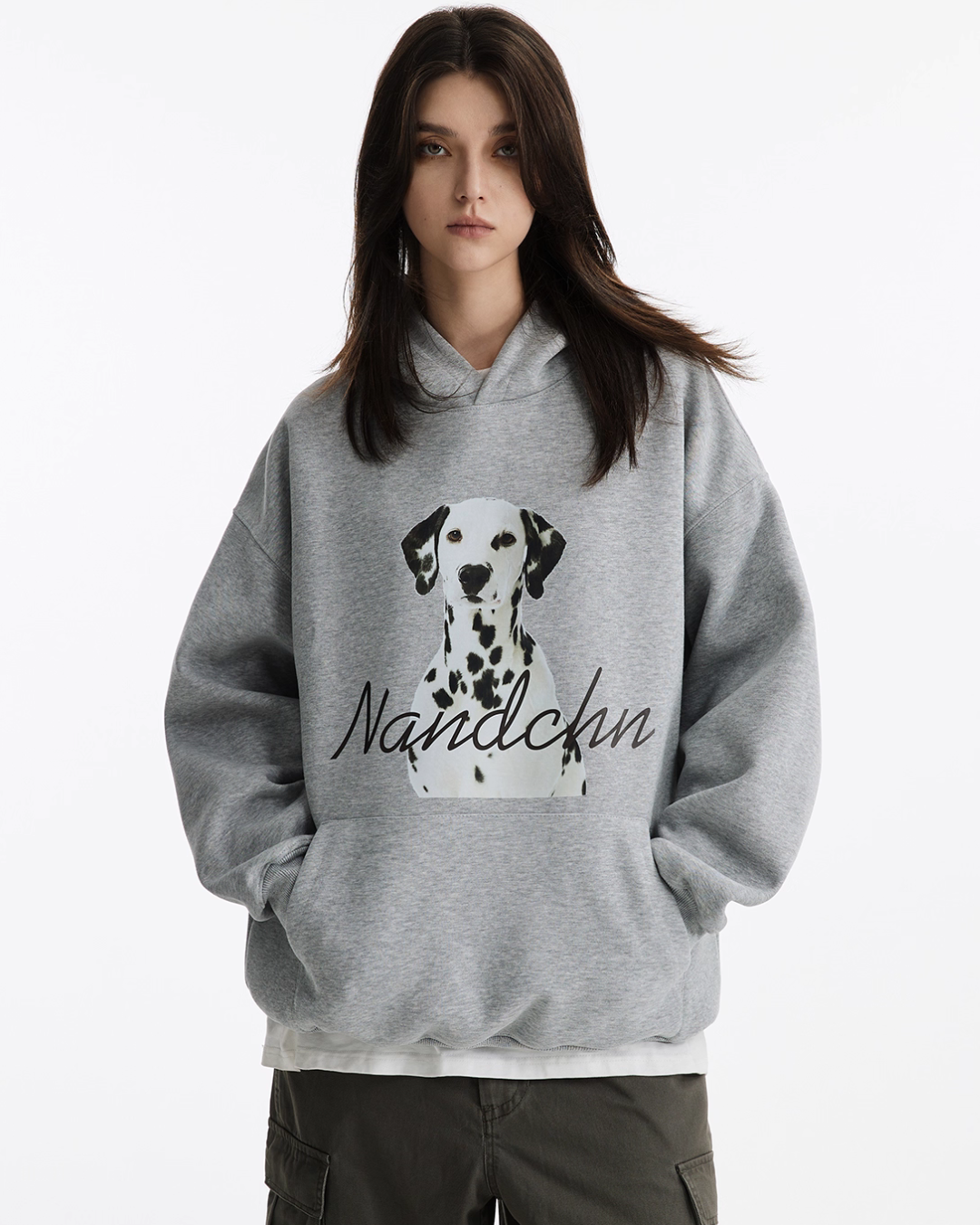 Dog Print Sweatshirt Hoodie NDC0006