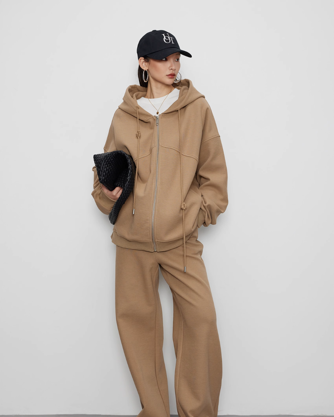 Loose Zip Hoodie / Loose Wide Pants JLC0011