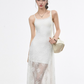Lace Long Dress / Long Sleeve Shirt  WEO0052