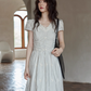 V-Neck Stripe Dress SMS0020