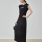 One-Point Logo Long Dress FER0307