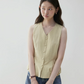 V-Neck Flare Stripe Vest VOE0004