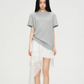 Tiered Lace Frill Skirt PUC0020