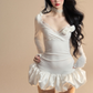 Race Hood Rose Mini Dress LAS0024