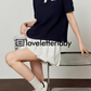 Color Block Polo Knit Top LLA0491