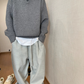 Woolen Curve Pants DAZ0002