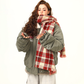 Retro Lambswool Collar Cotton Jacket WDZ0039