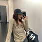 Slim Fit Round Neck Long Sleeve YLS1027