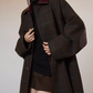 Patchwork Lapel Wool Coat  SUY0021