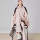 Pink Stand-Collar Sweatshirt / Loose Sweatpants FER0061
